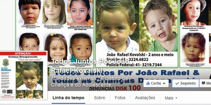 criança desaparecida no brasil
