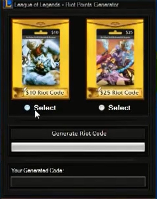 Lol Rp Code Generator Free Download Lol Rp Code Generator Free Download