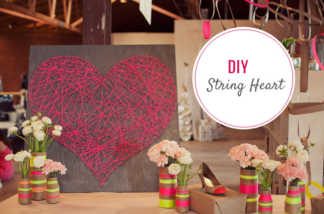 String Heart DIY