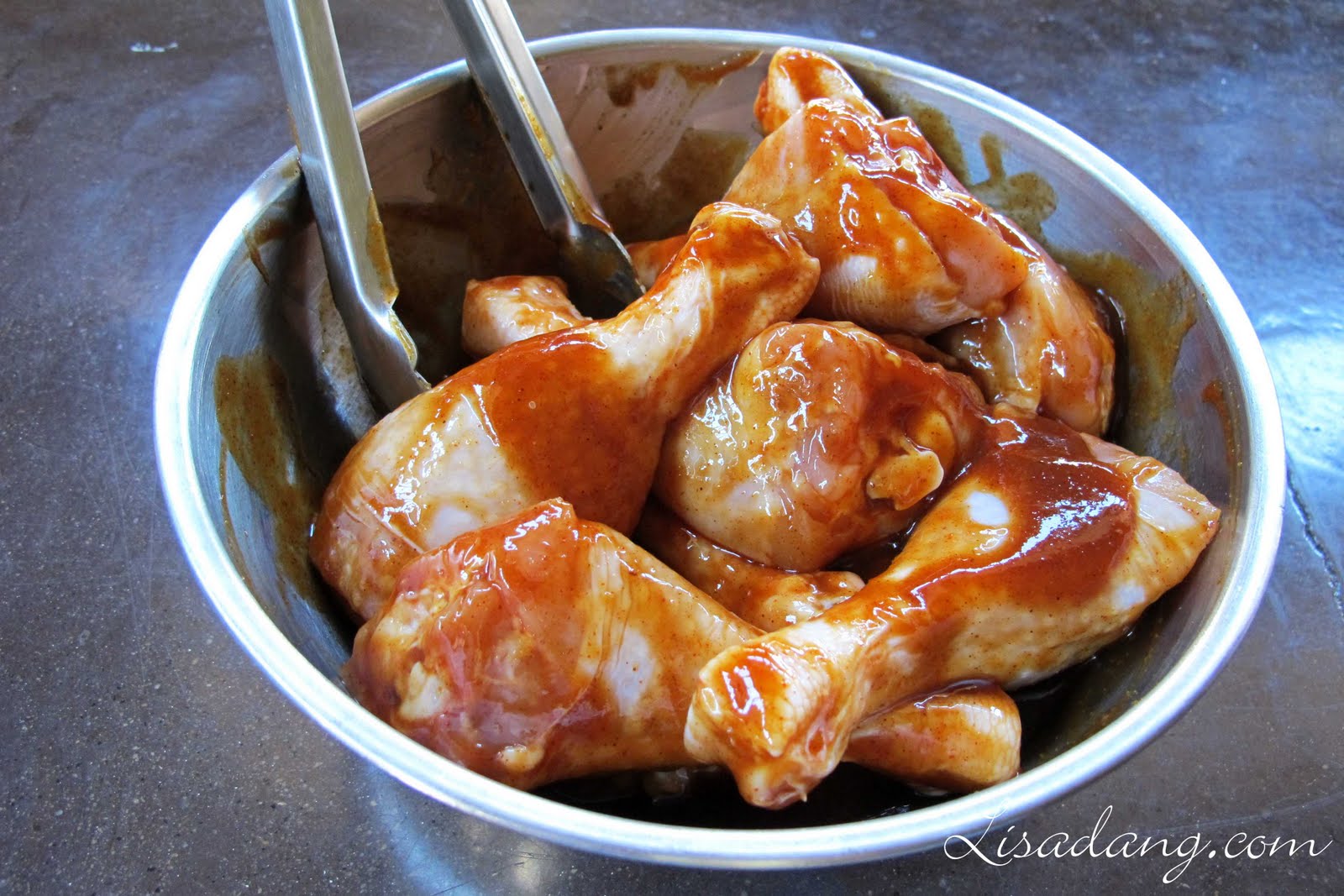 Dang It Delicious Jeri's Gourmet & BarBQue Sauce grilled drumsticks