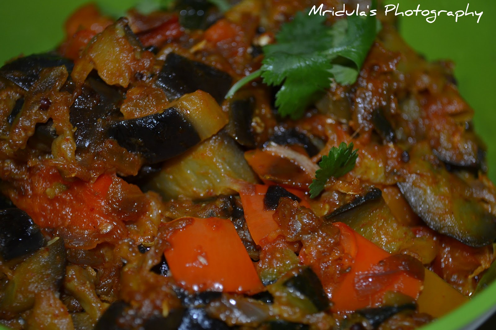 Every Day Cooking simplified... Chinese Eggplant, Squash capsicum curry