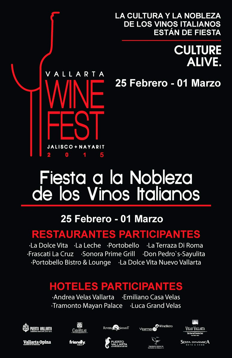 Puerto Vallarta y Riviera Nayarit Programa del Wine Fest Puerto Vallarta Riviera Nayarit 2015