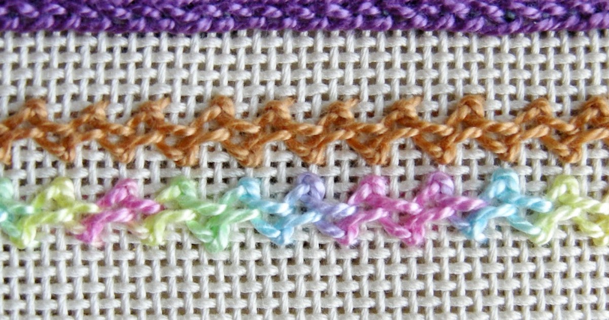 Queenie's Needlework: TAST #82 Spanish Feather Stitch