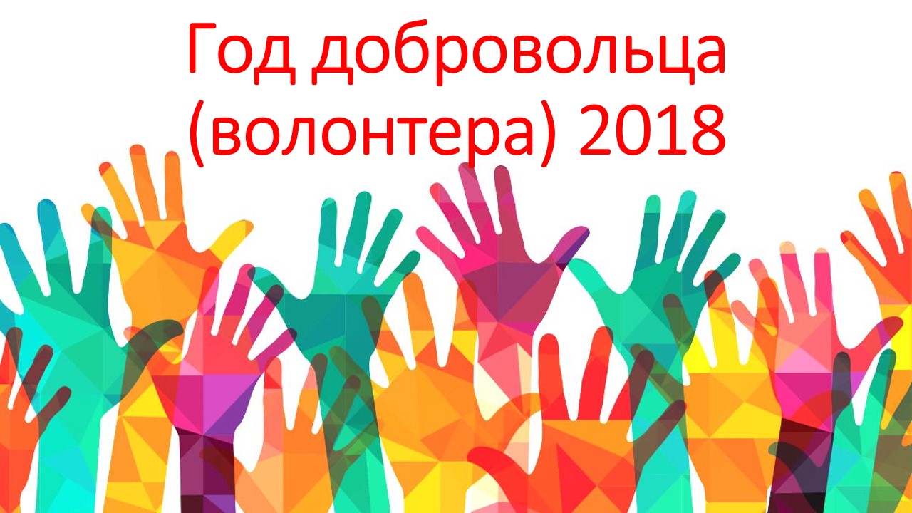 Год добровольца (волонтера) 2018
