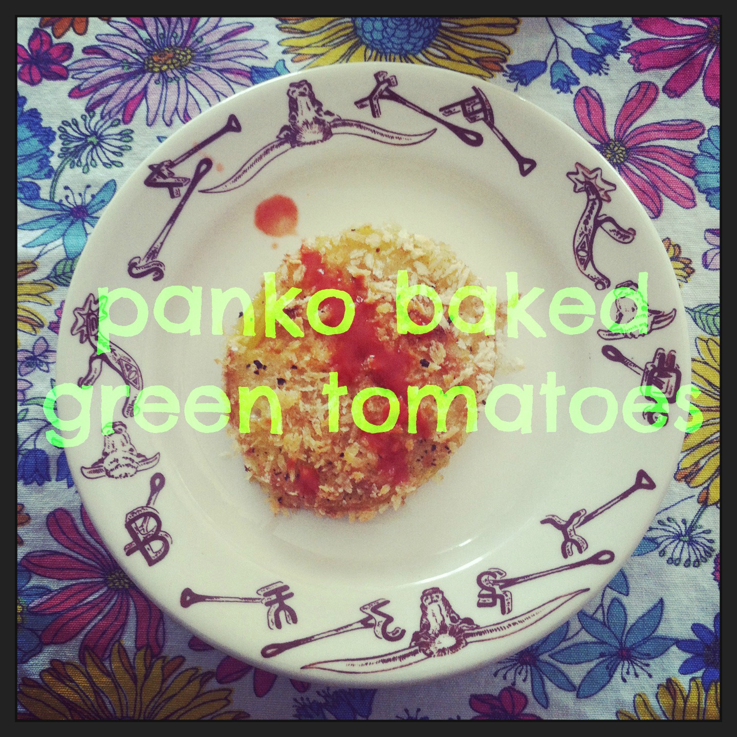mamascout panko baked green tomatoes
