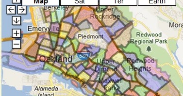 oakland map