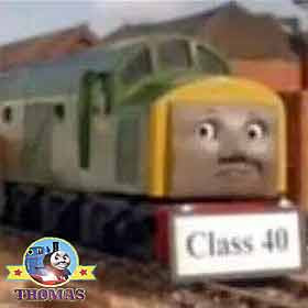 Thomas the train Derek the diesel engine childrens toy scale model railway wooden Thomas train set