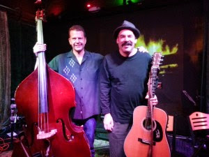 Rich and Stephen after performance at the Electric Bean in Longview, Washington