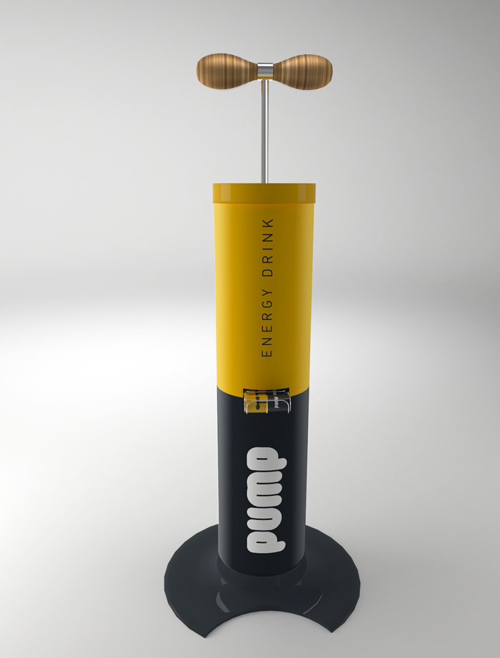 Pump Energy Drink Concept on Packaging of the World Creative Package