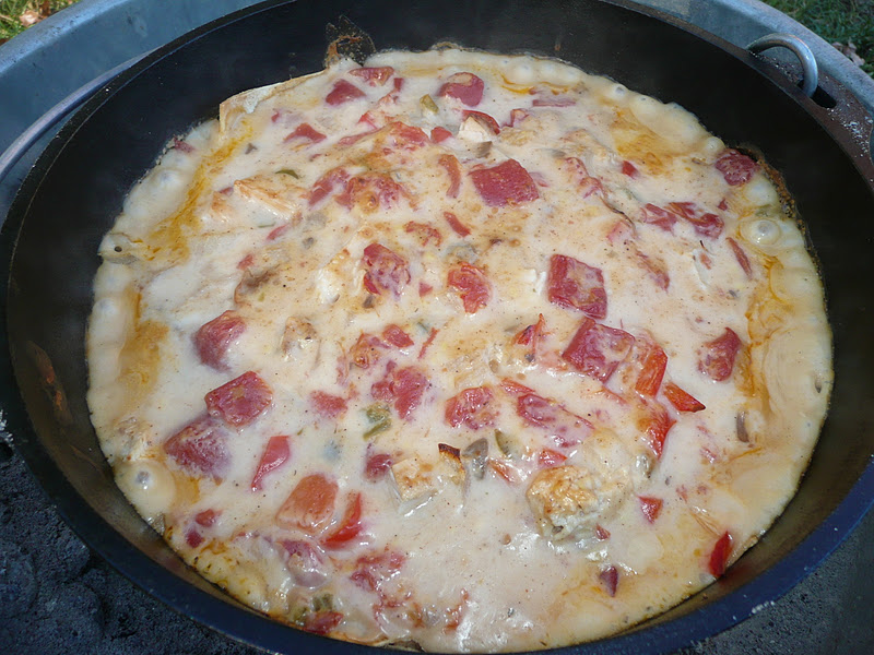 Everyday Dutch Oven King Ranch Chicken Casserole