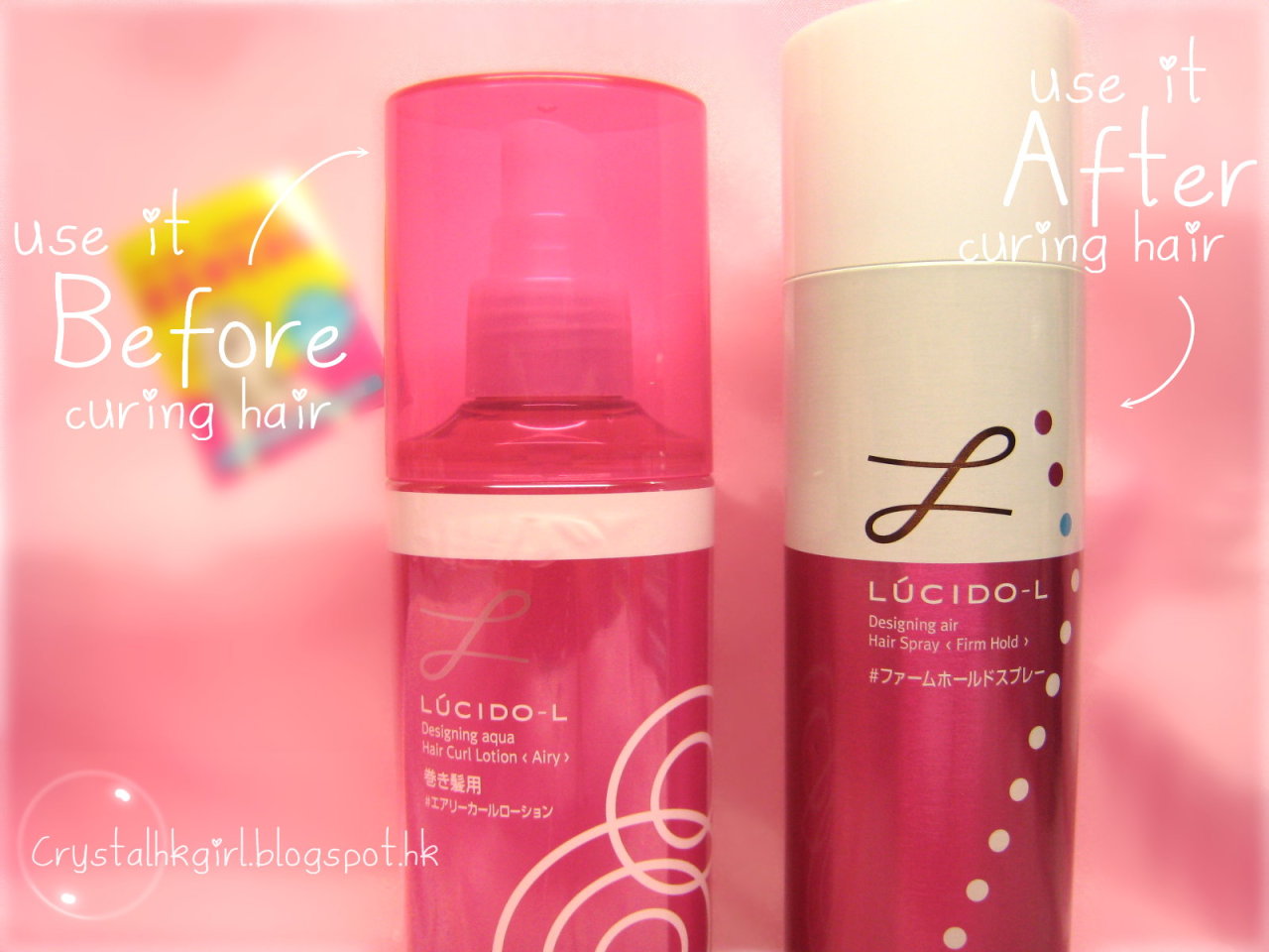 ヽ(*・ω・)ﾉ♥ Sweet Ribbon Curling hair at home ♥ So easy ♥ with LUCIDOL