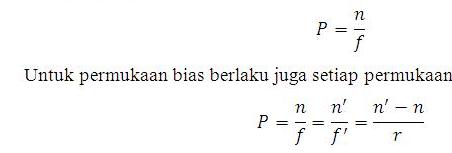 Optik Kekuatan Lensa