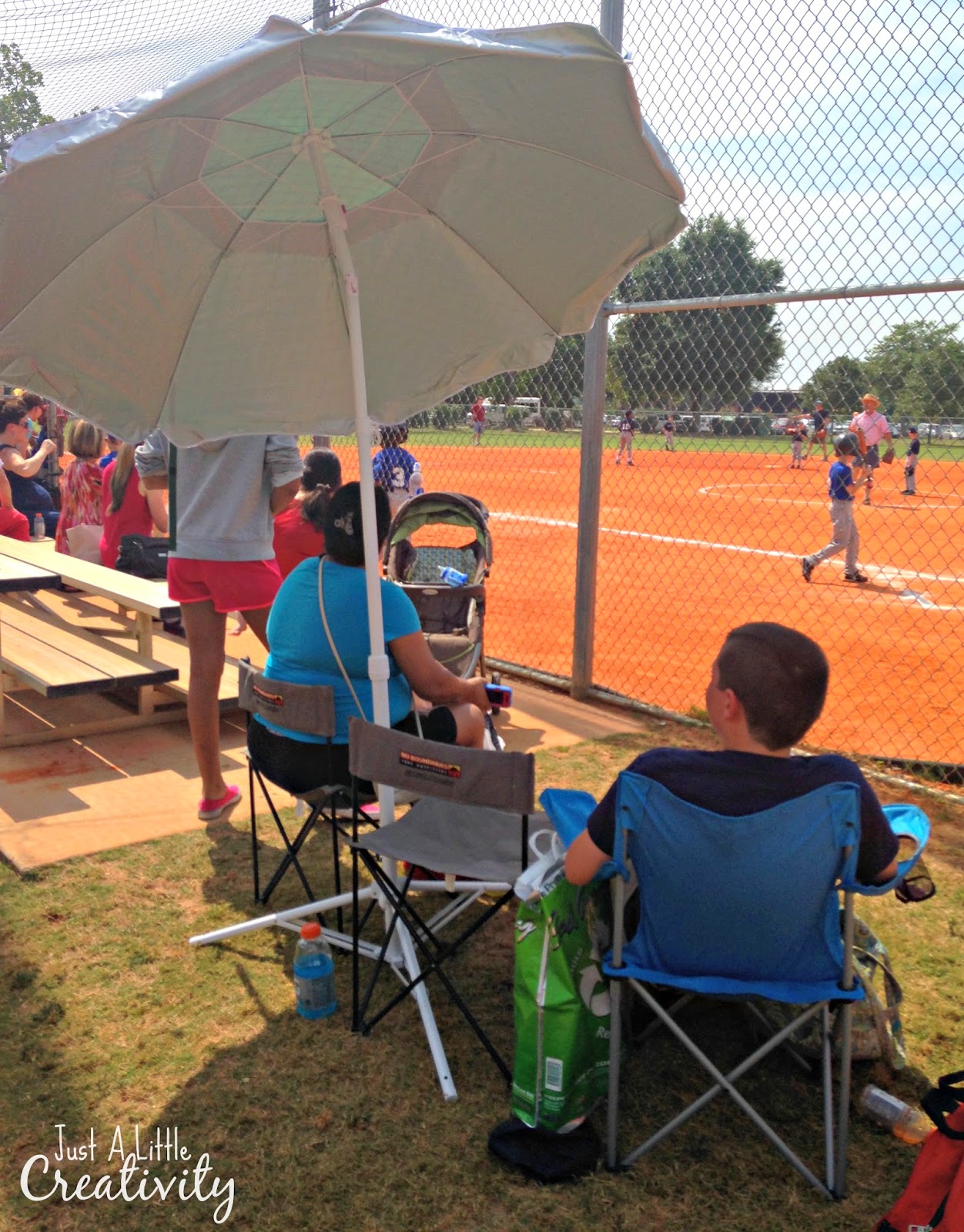 Just A Little Creativity Let the JoeShade® Portable Umbrella Help With Your Family's Summer Sun