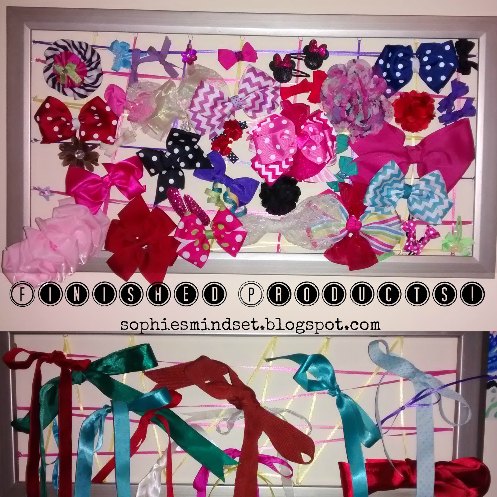 Sophie's Mindset DIY Organize Your Daughter's Hair Bows!