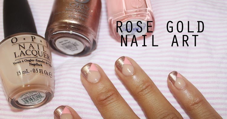 2. Rose Gold Nail Art Designs - wide 3