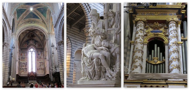 Interiors Pieta Organ Orvieto Duomo Italy Interiors Pieta Organ Orvieto Cathedral Italy