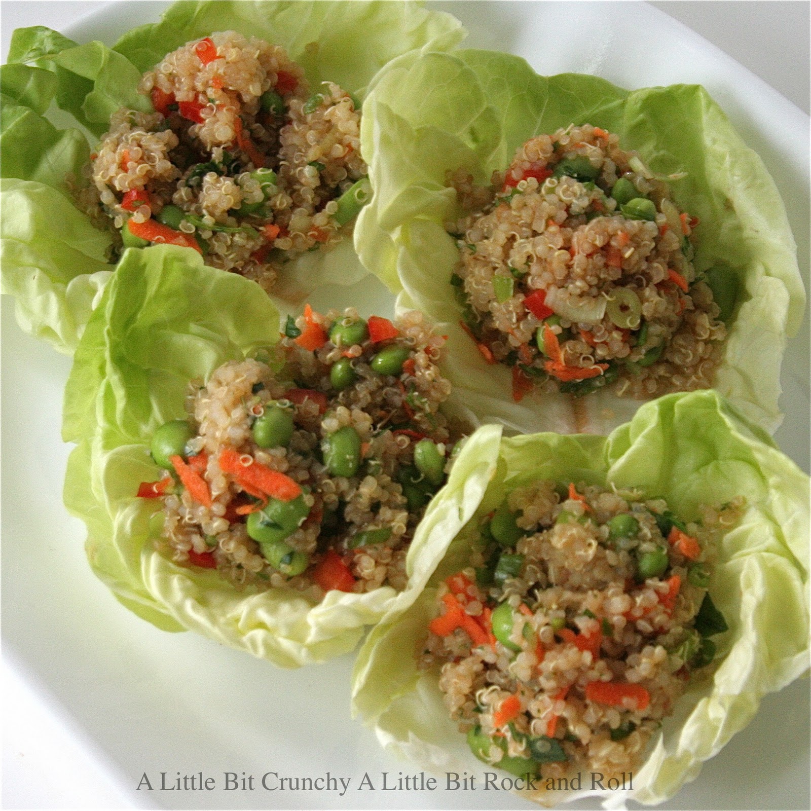 A Little Bit Crunchy A Little Bit Rock and Roll Edamame and Quinoa