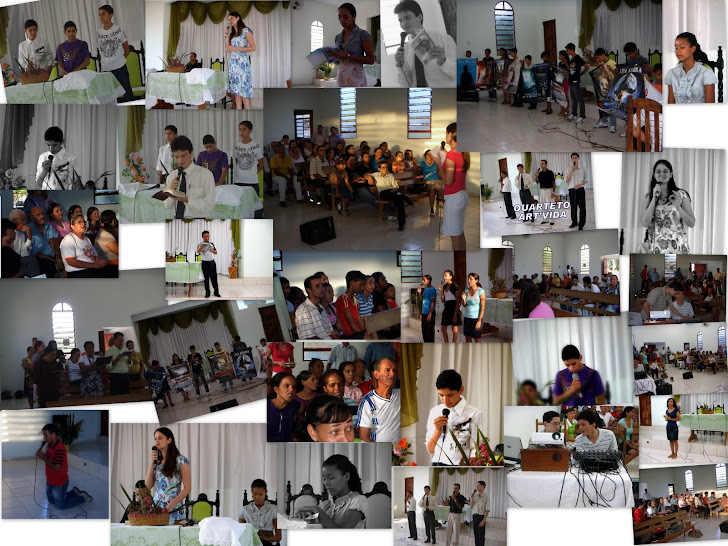 Programação da Classe dos adolescentes na igreja do bairro Vila Nova, dia 01/10/2011