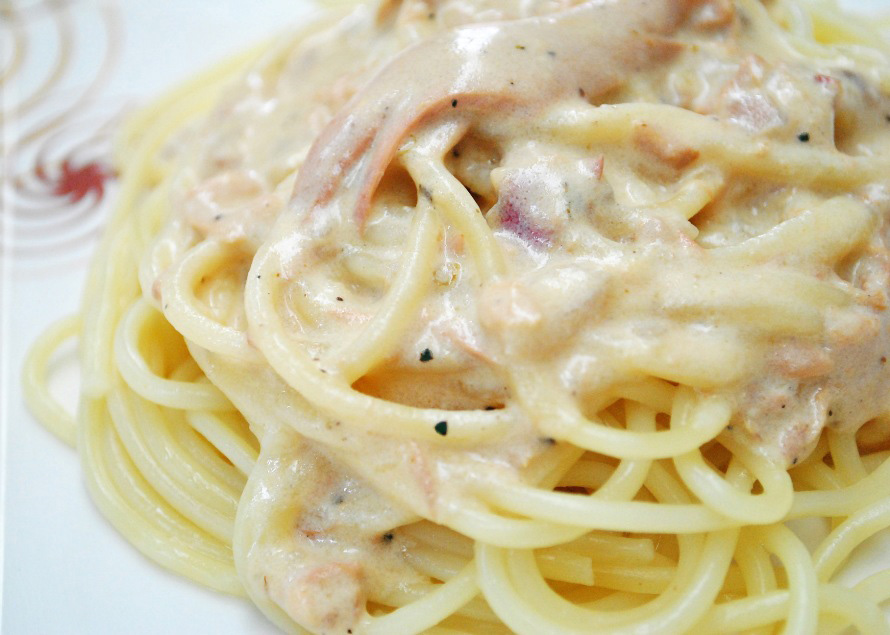 Anything Under the Sun Spaghetti in White Tuna Sauce