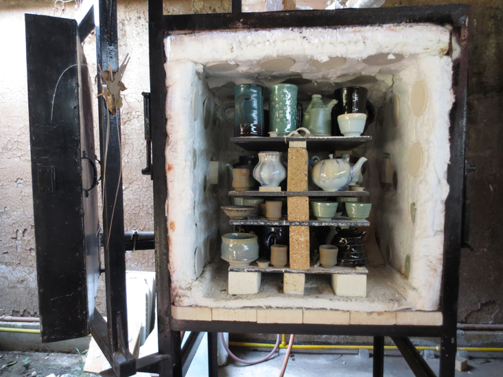 Gaya Ceramic Arts Center Fong Choo at Gaya CAC (glaze firing result from small kiln)