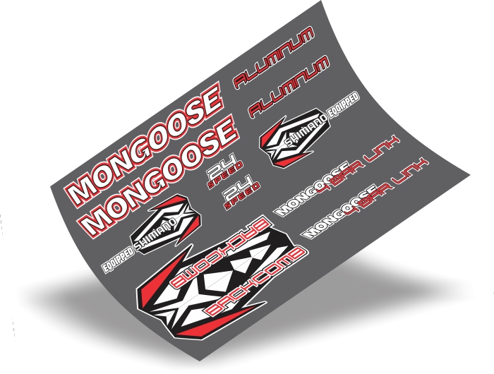 Stickers Design Adesivo bike Mongoose Equipped Shimano