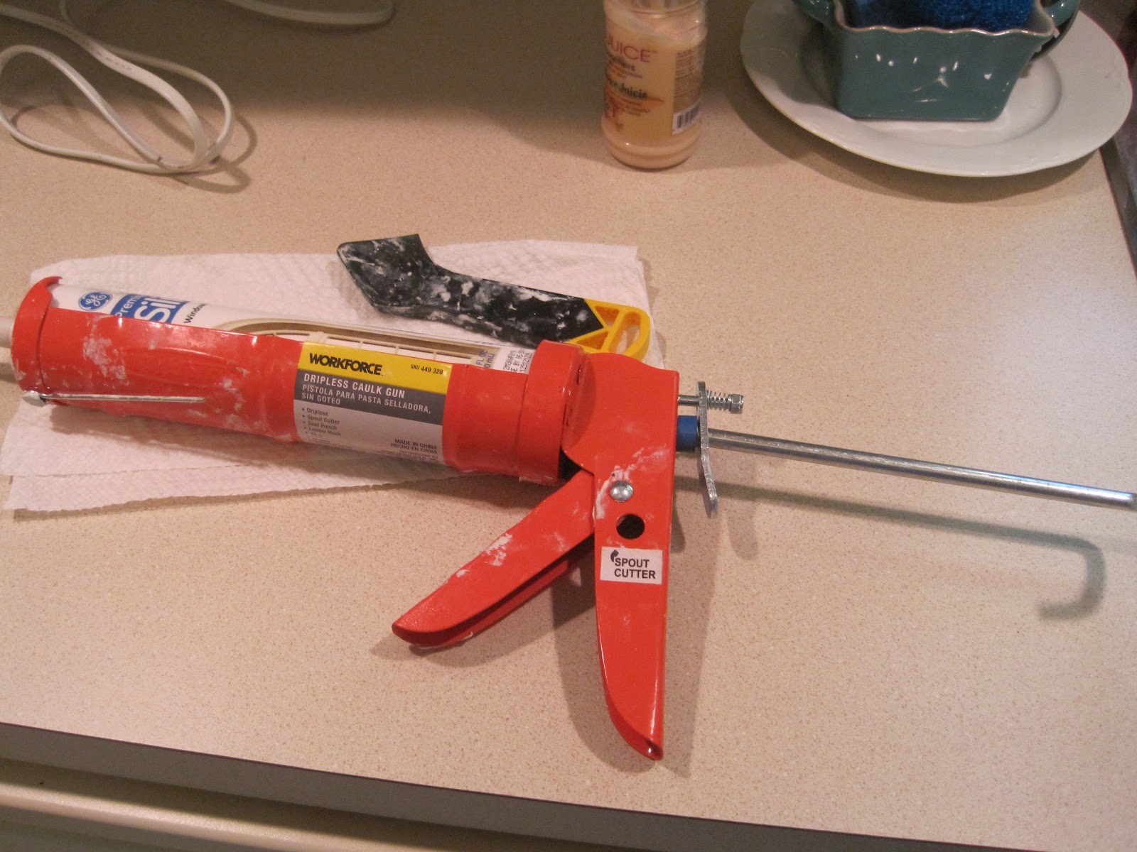 Decorated Chaos How to Caulk a Clean Straight Line With Ease