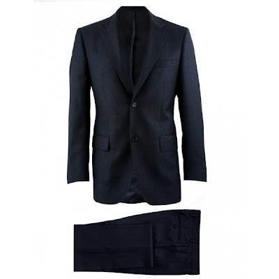 Louis Copeland Tailored Fit Formal Suit in Charcoal