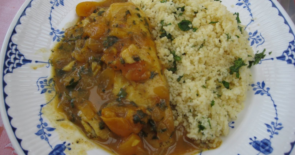 Lemon and Cheese Fish Tagine with Apricots and Honey
