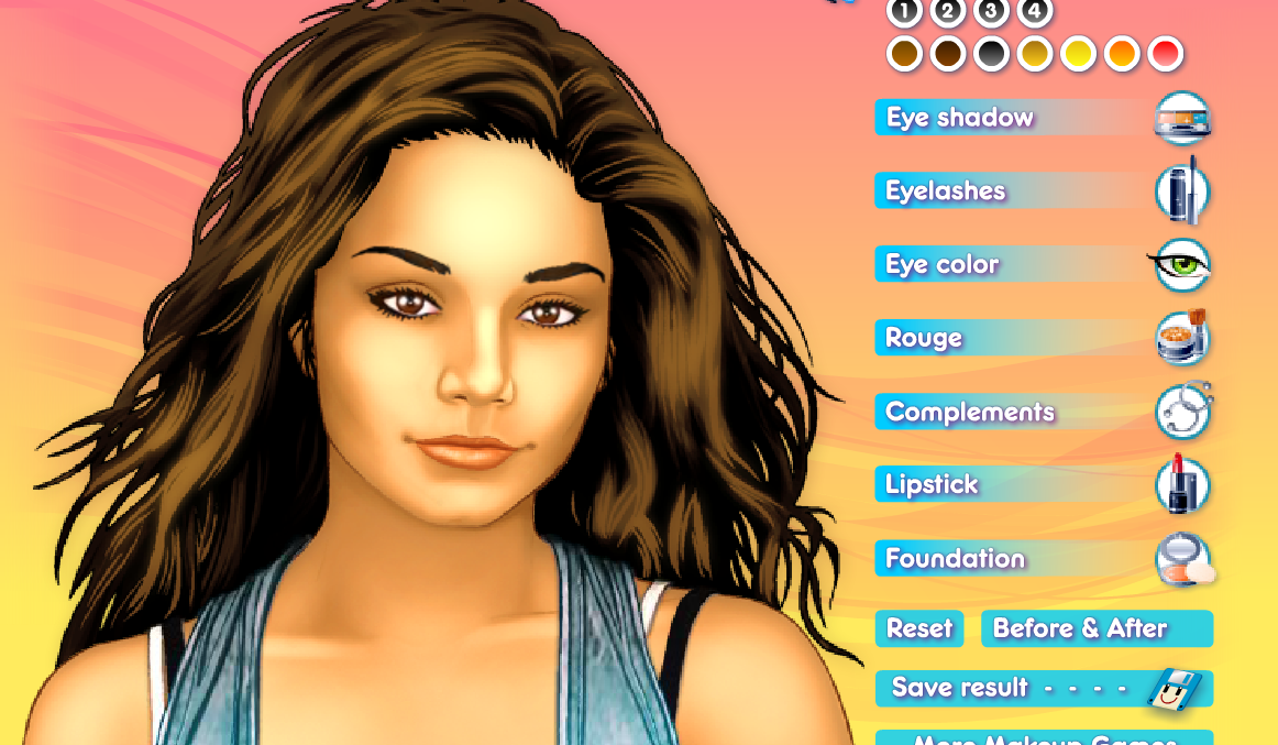 Vanessa Hudgens Make Up Online Game Play Free Awesome Online Gamez 24x7