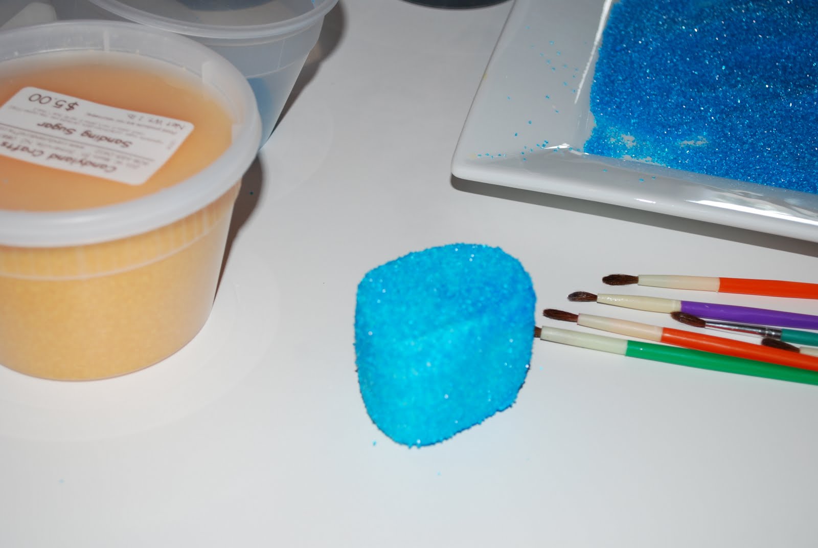 How to make Sugar Crystals to stick to Marshmallows