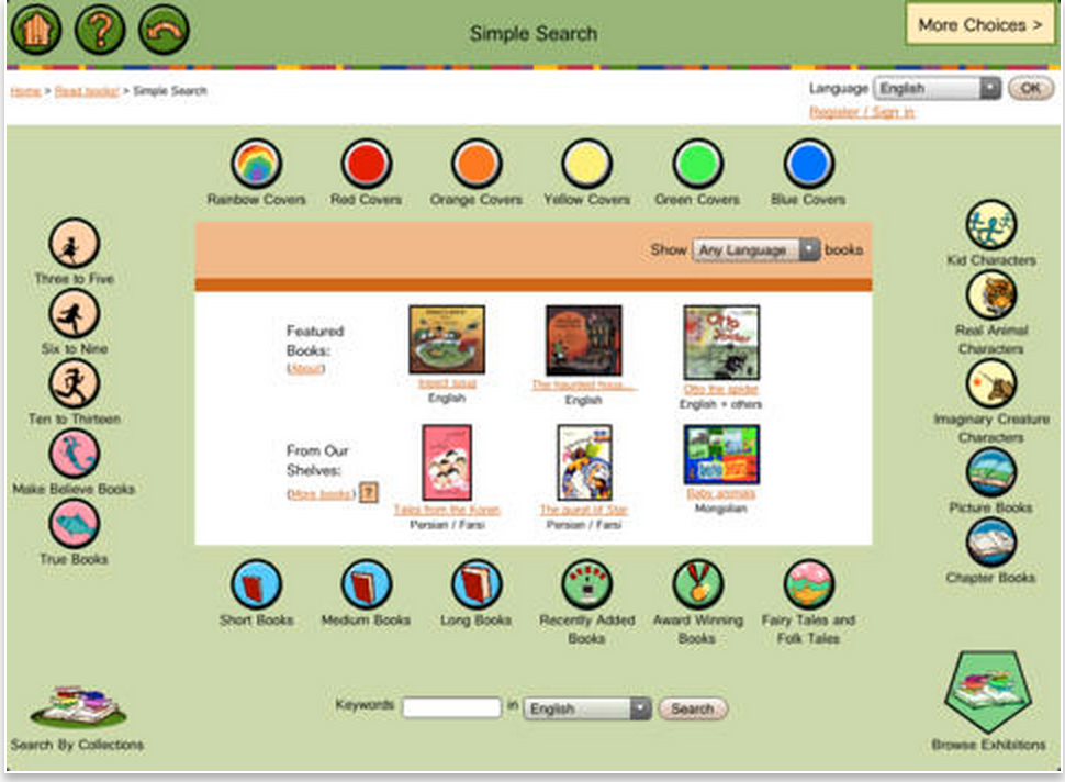 International Children's Digital Library Offers Tons of Free eBooks for Kids Educators Technology