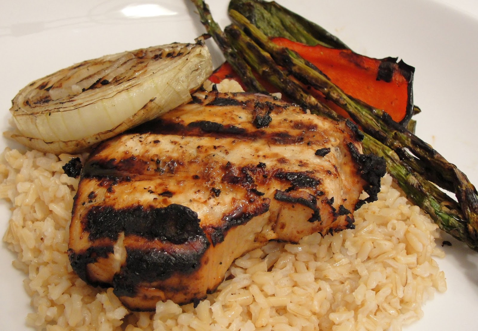 There's always thyme to cook... Tuna with GingerChile Marinade