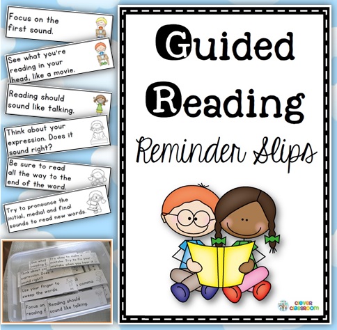 Guided Reading Reminder Slips - Strategy and Skill Helpers