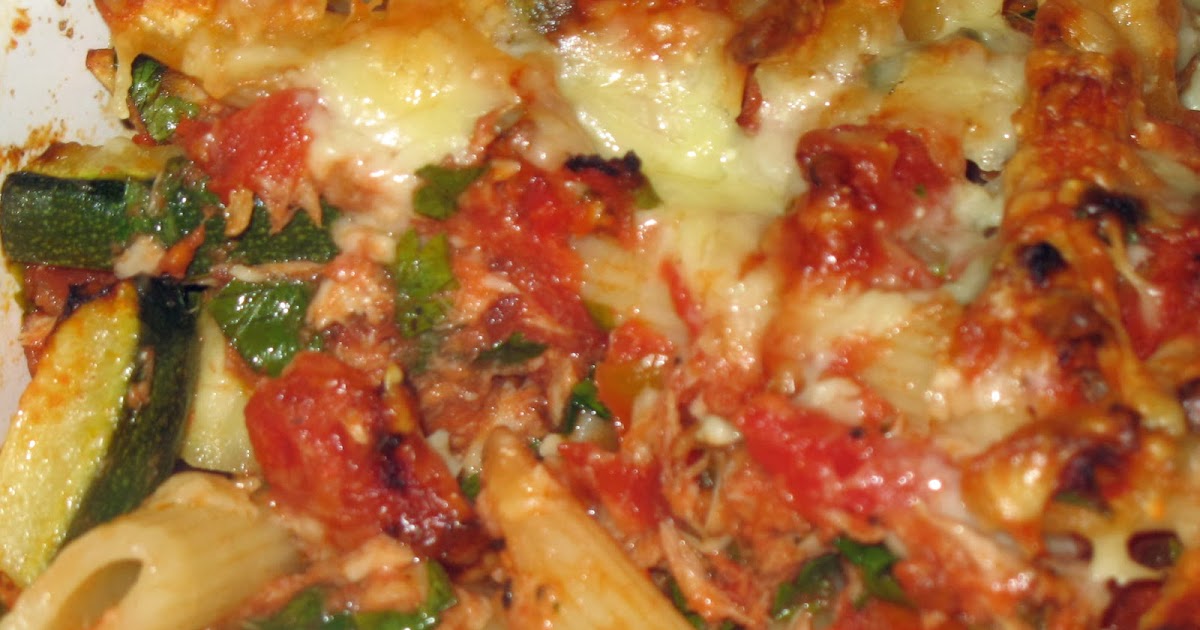 The Happy Housewife Tuna and Courgette (zucchini) Pasta Bake