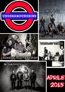 UndergroundZine 33 - Aprile 2015 | TRUE PDF | Mensile | Musica | Rock | Metal | Recensioni
Webzine della provincia di Trento attiva dal 2009 che si occupa di:
- recensioni
- interviste
- live report