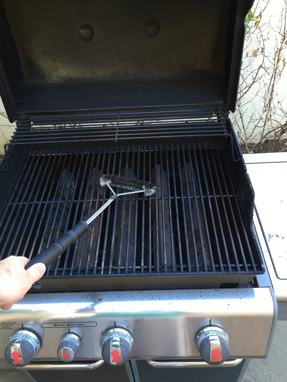 The Smart Savvy Mama {REVIEW} Cave Tools Stainless Steel Wire Grill Brush