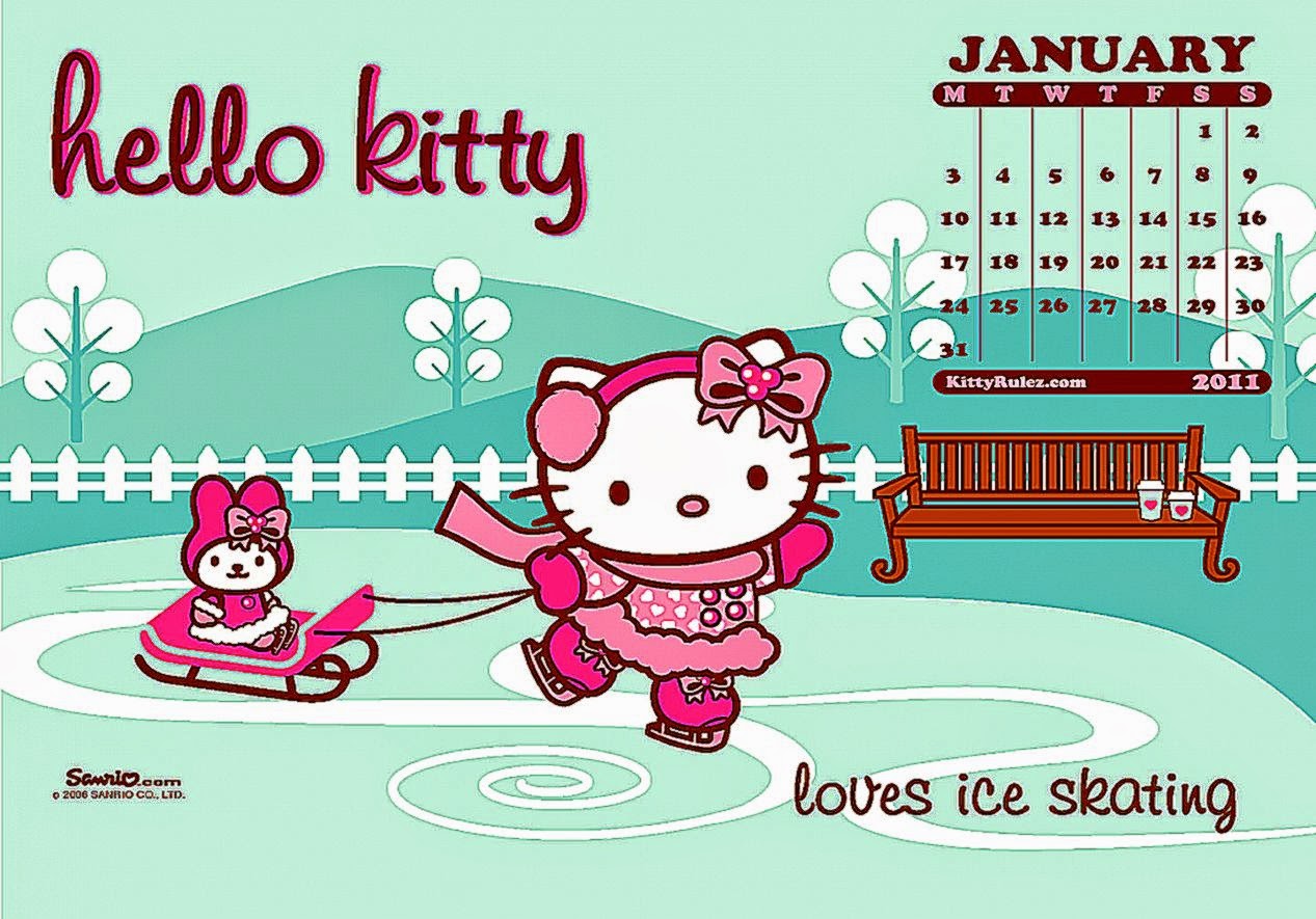 Hello Kitty Calendar Template Wallpaper