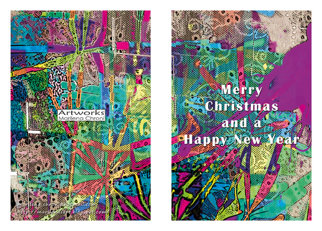 Christmas mail cards kinney susan painting paintings 7th uploaded november which MIXED MEDIA & DIGITAL A R T: New! Art Christmas Cards