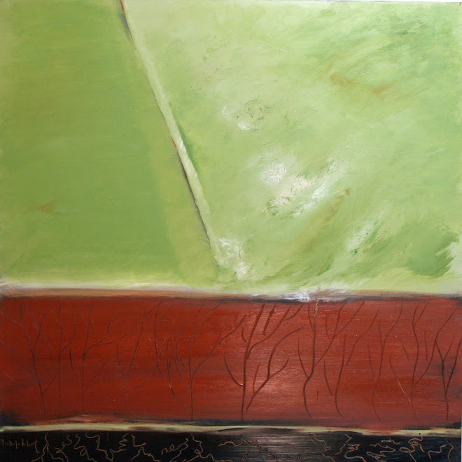 Spring Trees 36x36 Oil on Board