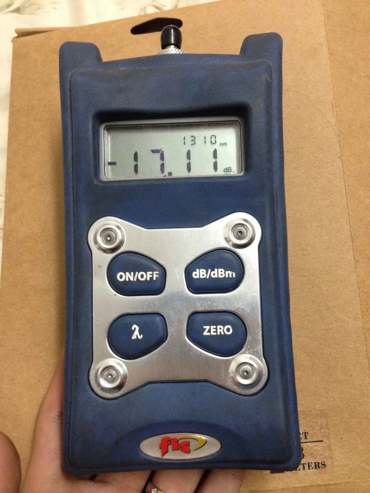 ebay id fluke.l store blog FIS F18513HR Handheld Optical Power Meter