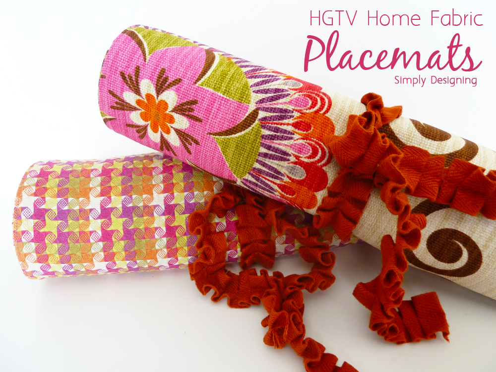 HGTV Home Decor Fabric Placemats