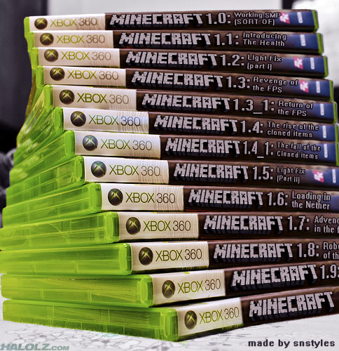 minecraft cd xbox 360