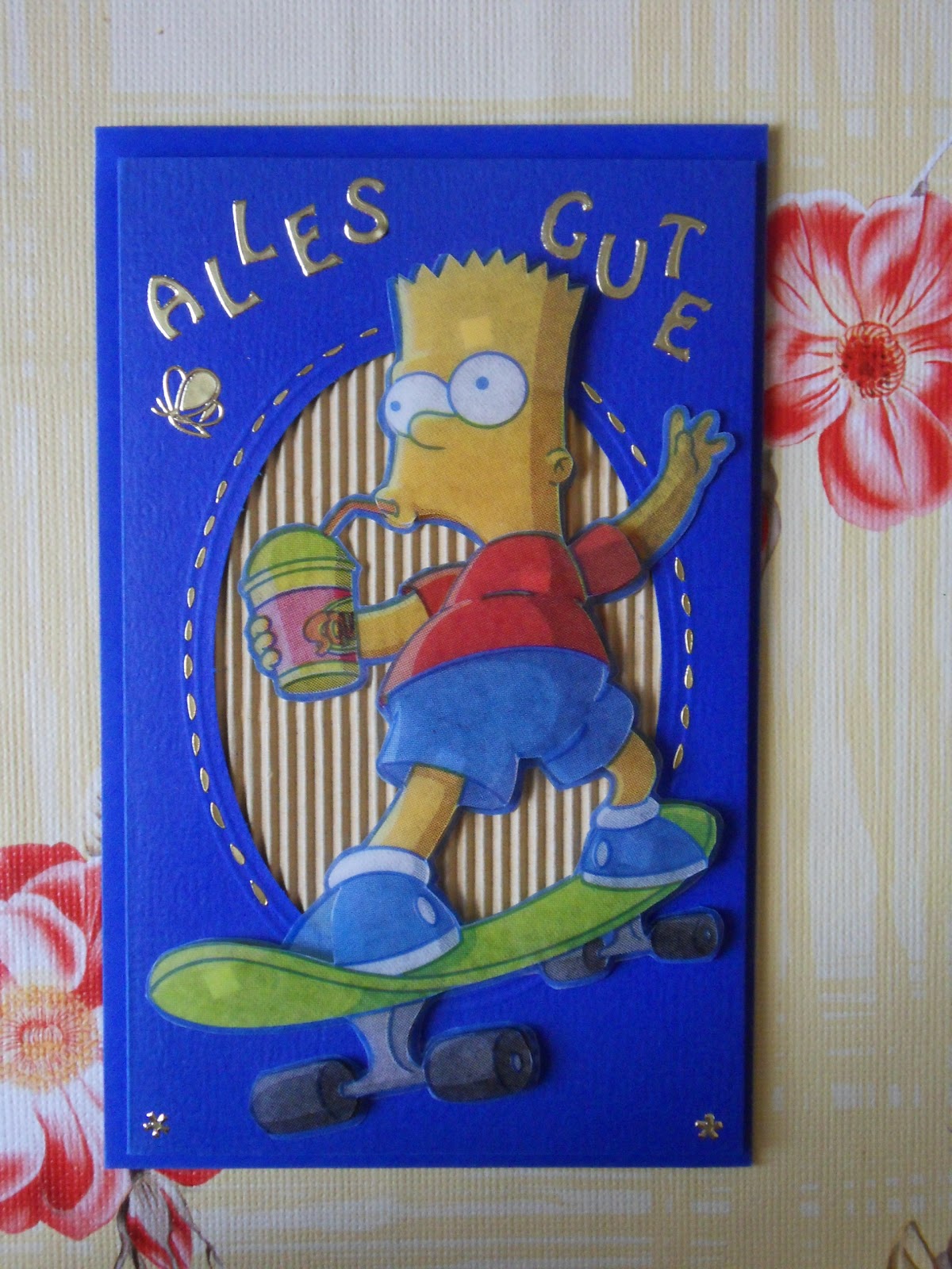 Mirages Bastelstube Simpson`s Geburtstagskarten