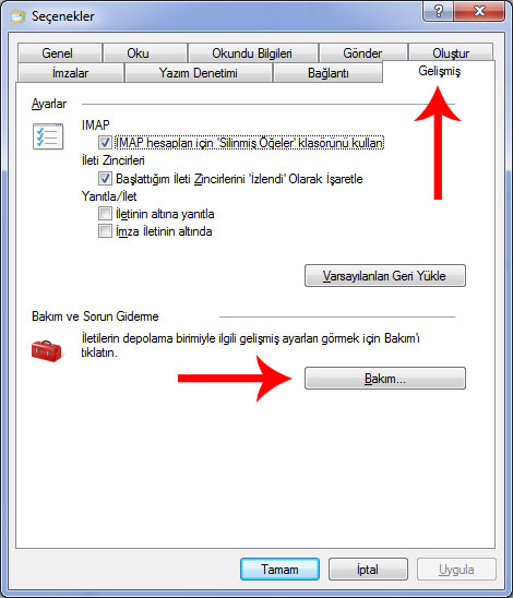 Windows Live Mail Full Yedekleme