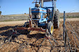 General Agrícola TRS-3H-VS 1800 crushing machine & Rectimansa vineyard sweeper