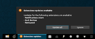 gnome shell extension updater