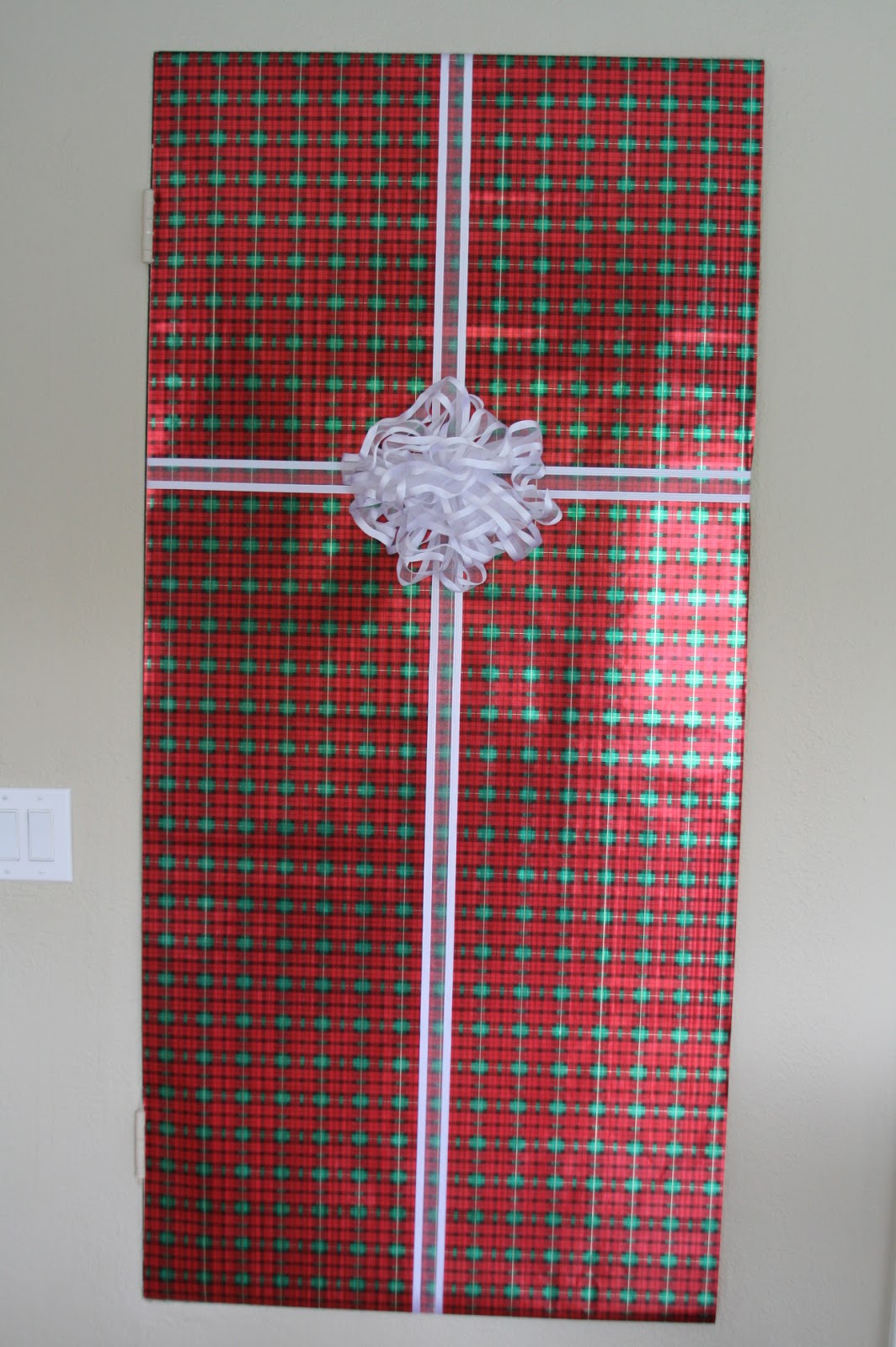 Door Christmas Card Holder