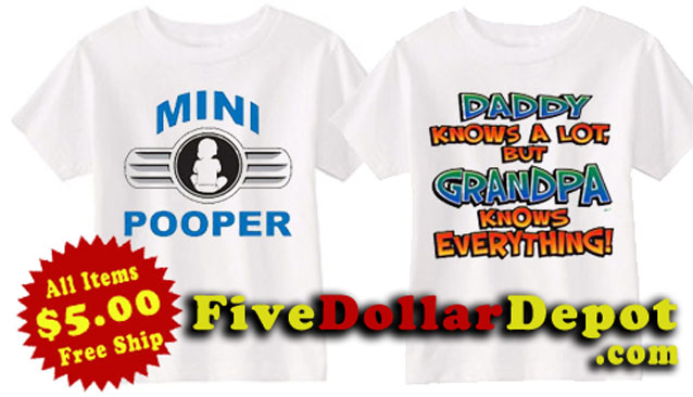 five dollar tees