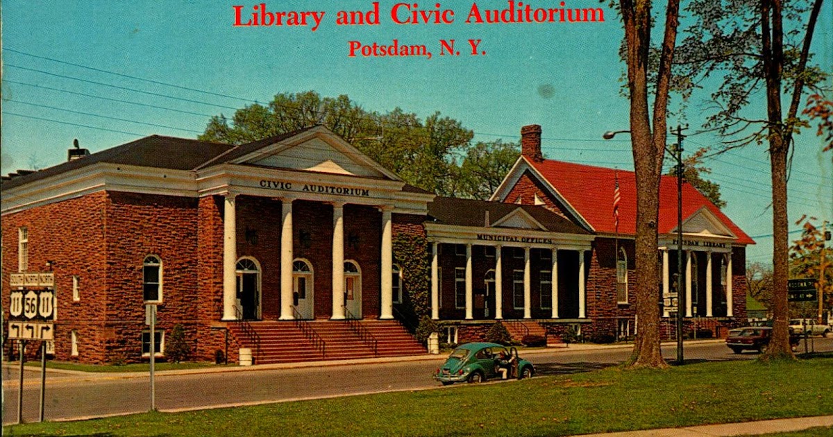 Library Postcards 1969 Library, Potsdam, New York