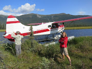 . plane flight from Fairbanks to Bettles, waited patiently for our pilot, . (img )
